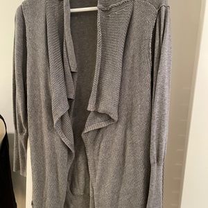 WOMENS GREY DKNY COTTON SWEATER